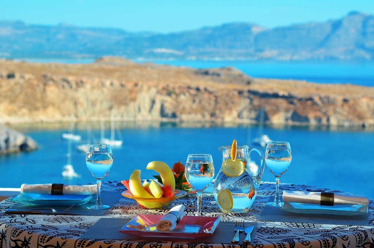 Villa Melenos Lindos Екстер'єр фото